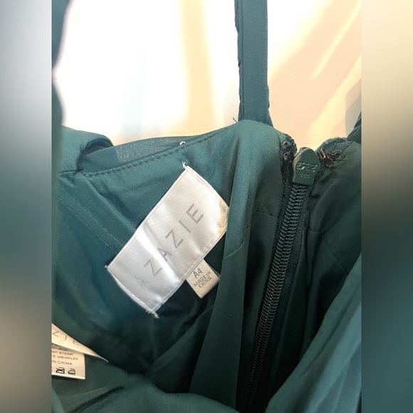 Azazie Women’s Bridemaids Dress, Pine Color, Size 4 Small, Bridesmaid Formal - Picture 8 of 16